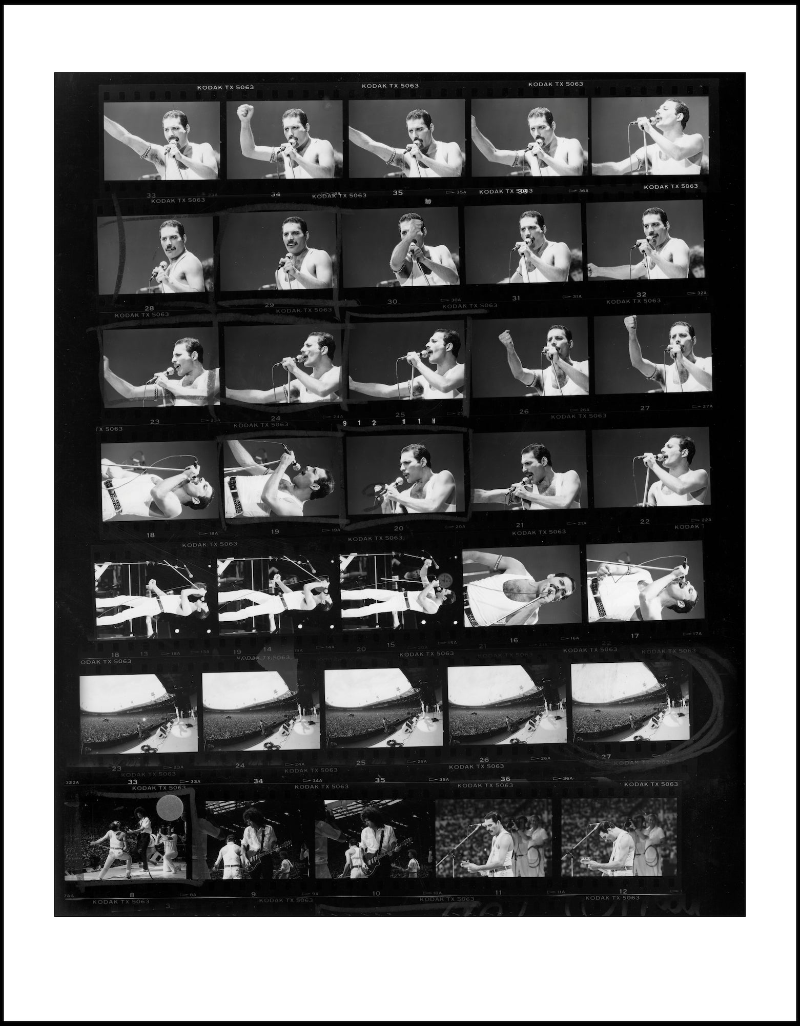 Freddie Mercury, Queen, 1985 -LIVE AID