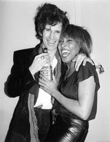 Keith Richards and Tina Turner backstage at The Ritz, NYC, 1983