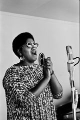 Odetta at Monterey Jazz Festival. 1960