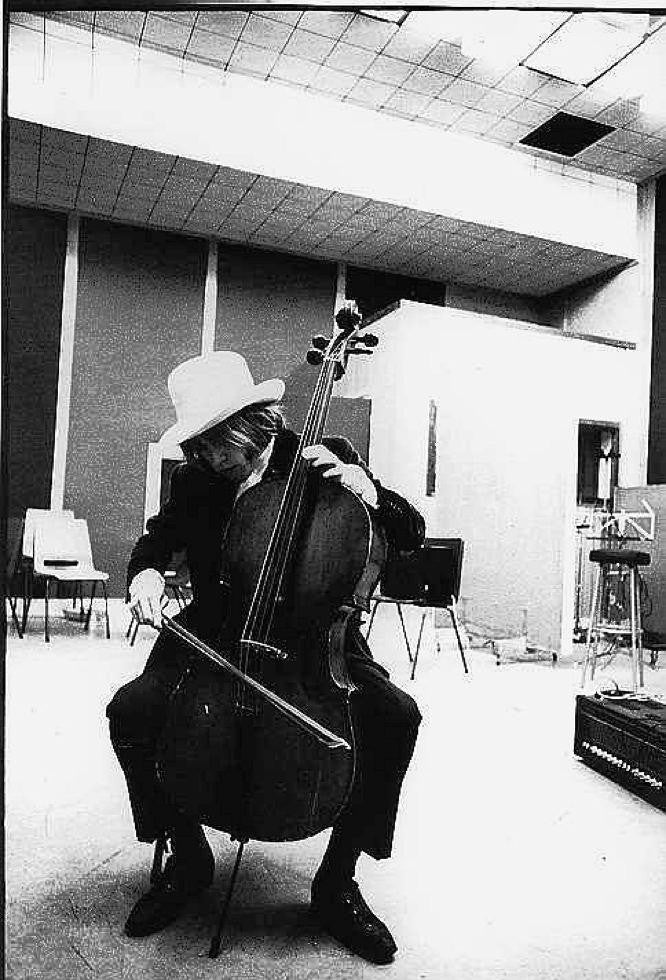Brian Jones during a studio session.