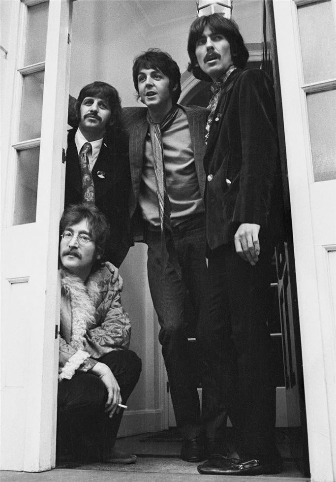 The Beatles at the Sargent Pepper's release party, London, UK, 1967