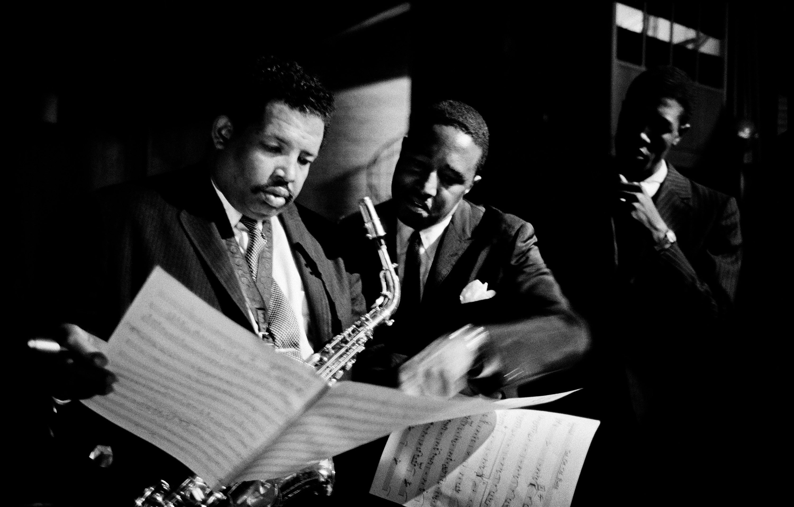 Cannonball Adderley and Ray Brown at Monterey Jazz Festival. 1966