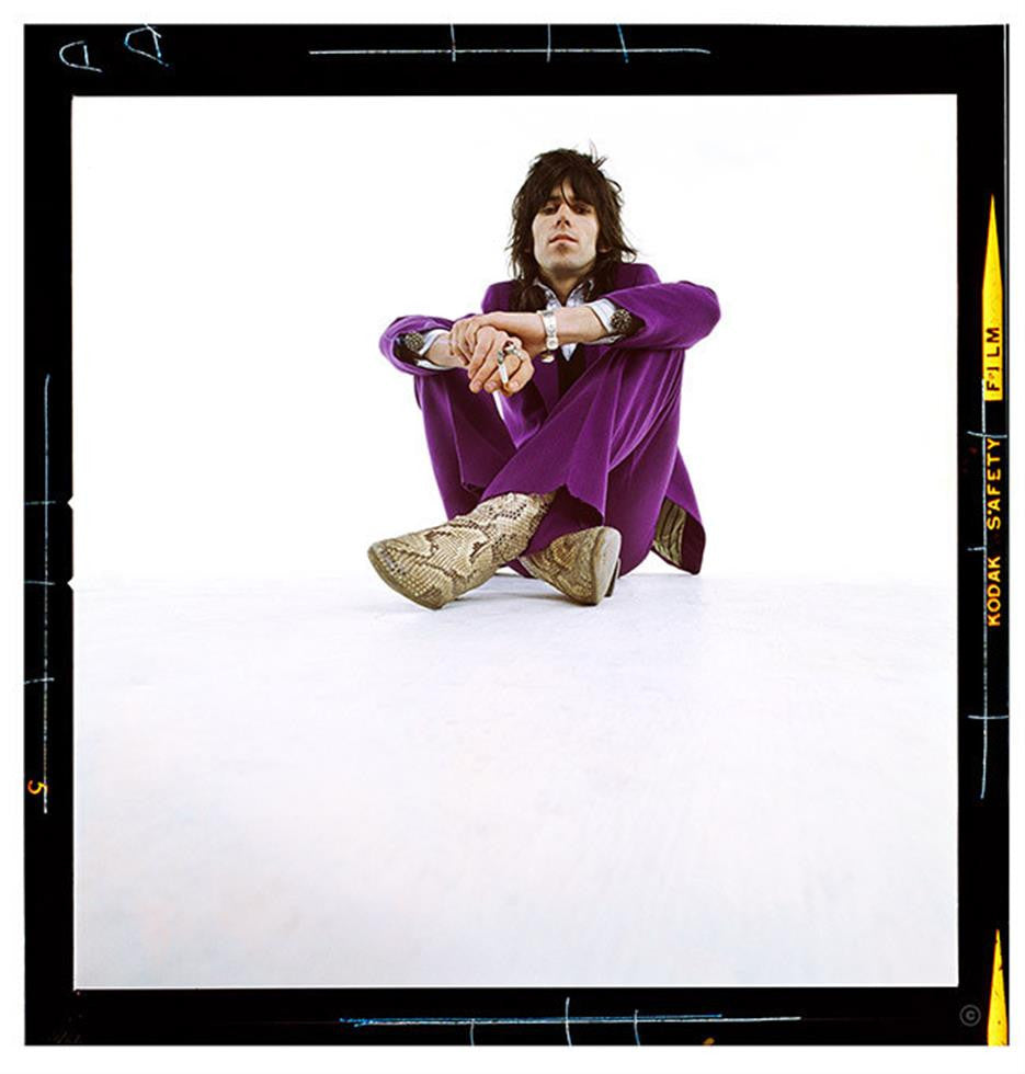 Keith Richards portrait. 1972