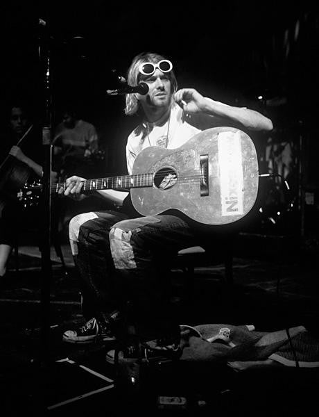 Kurt Cobain in NYC. 1993