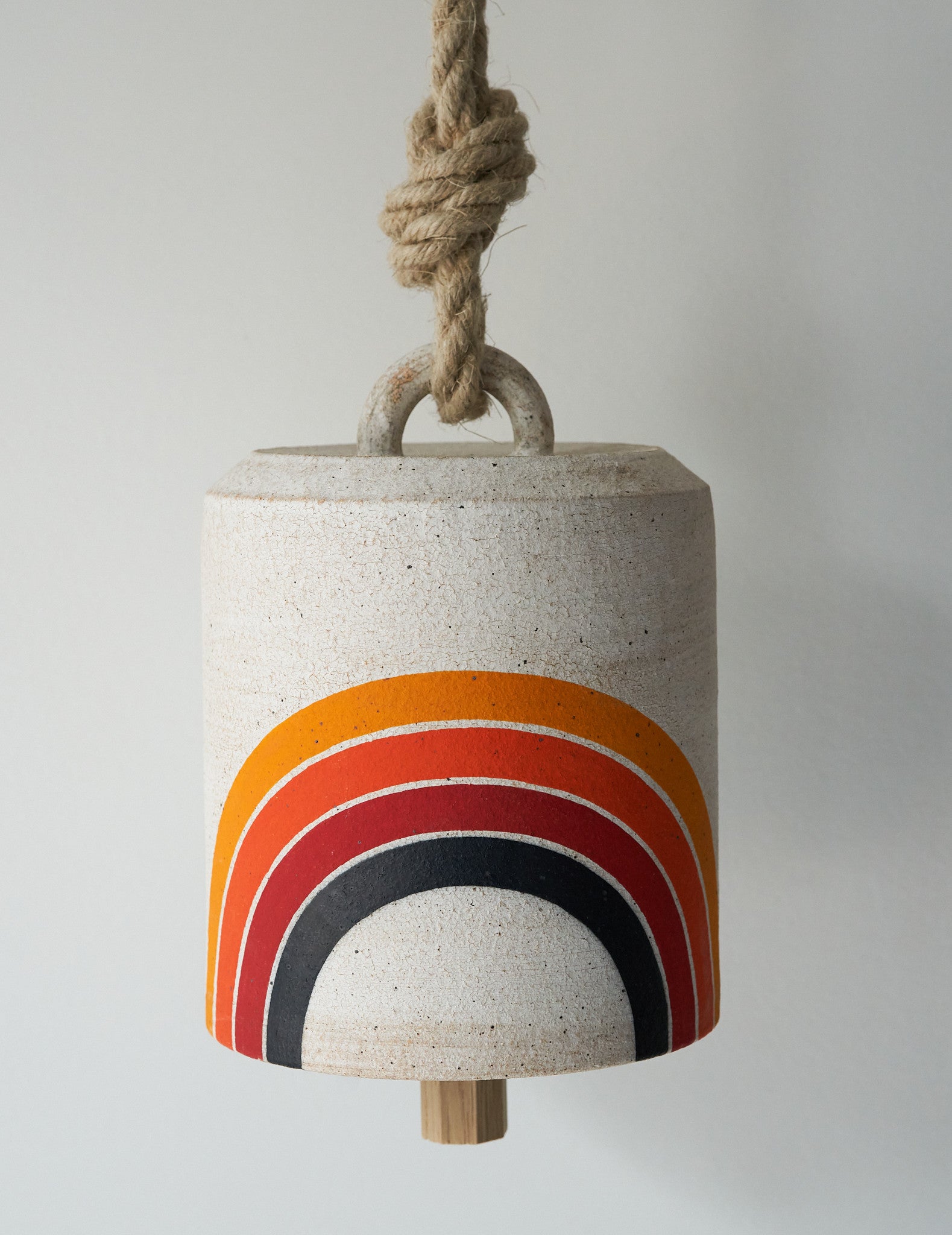 Thrown Bell Wide: Rings Rainbow (Arc) Full Moon