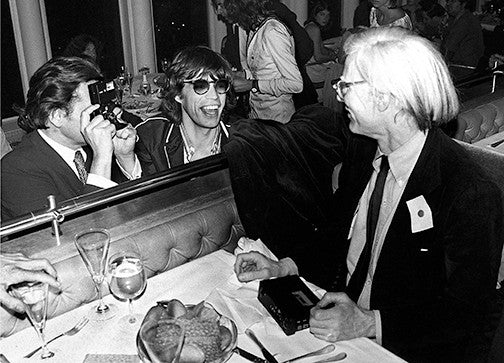 Mick Jagger and Andy Warhol, 1979
