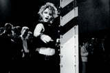 Madonna, 1984. Madonna had just had a hit with Holiday and was invited over to the Haçienda to perform so I took pictures.