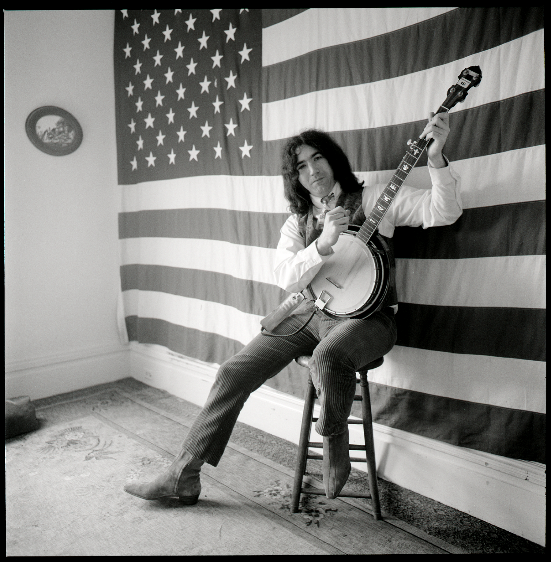Jerry Garcia with banjo