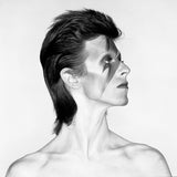 David Bowie- Aladdin Sane photo session. Side portrait