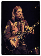 Duane Allman performing at the Fillmore East, NY. 1971