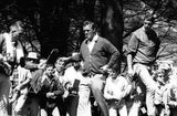 Arnold Palmer walking with cigarette