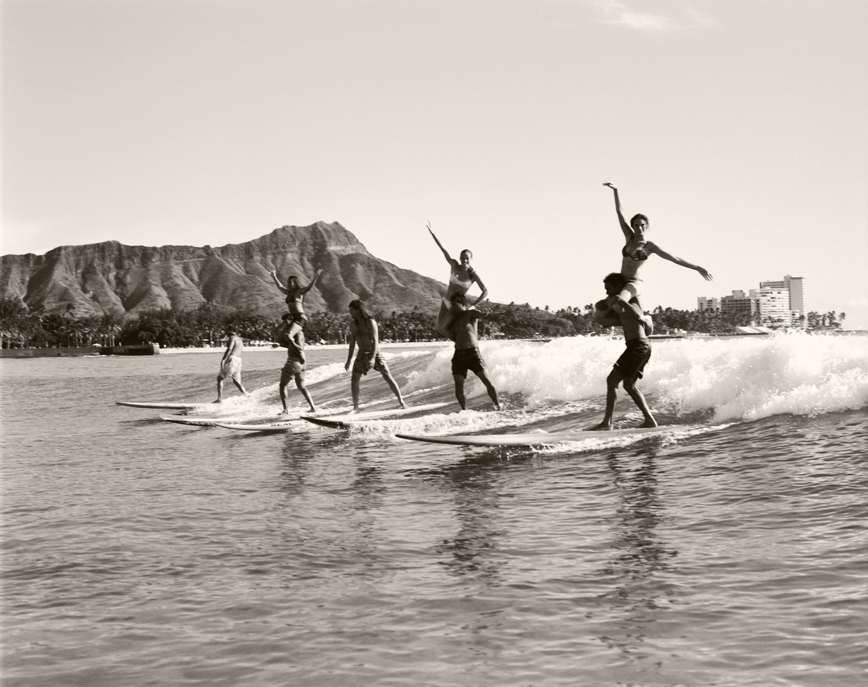 Surfing Diamond Head
