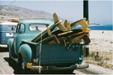 Granny's Truck on Explorer Scout Trip, Leo Carrillo State Beach, California