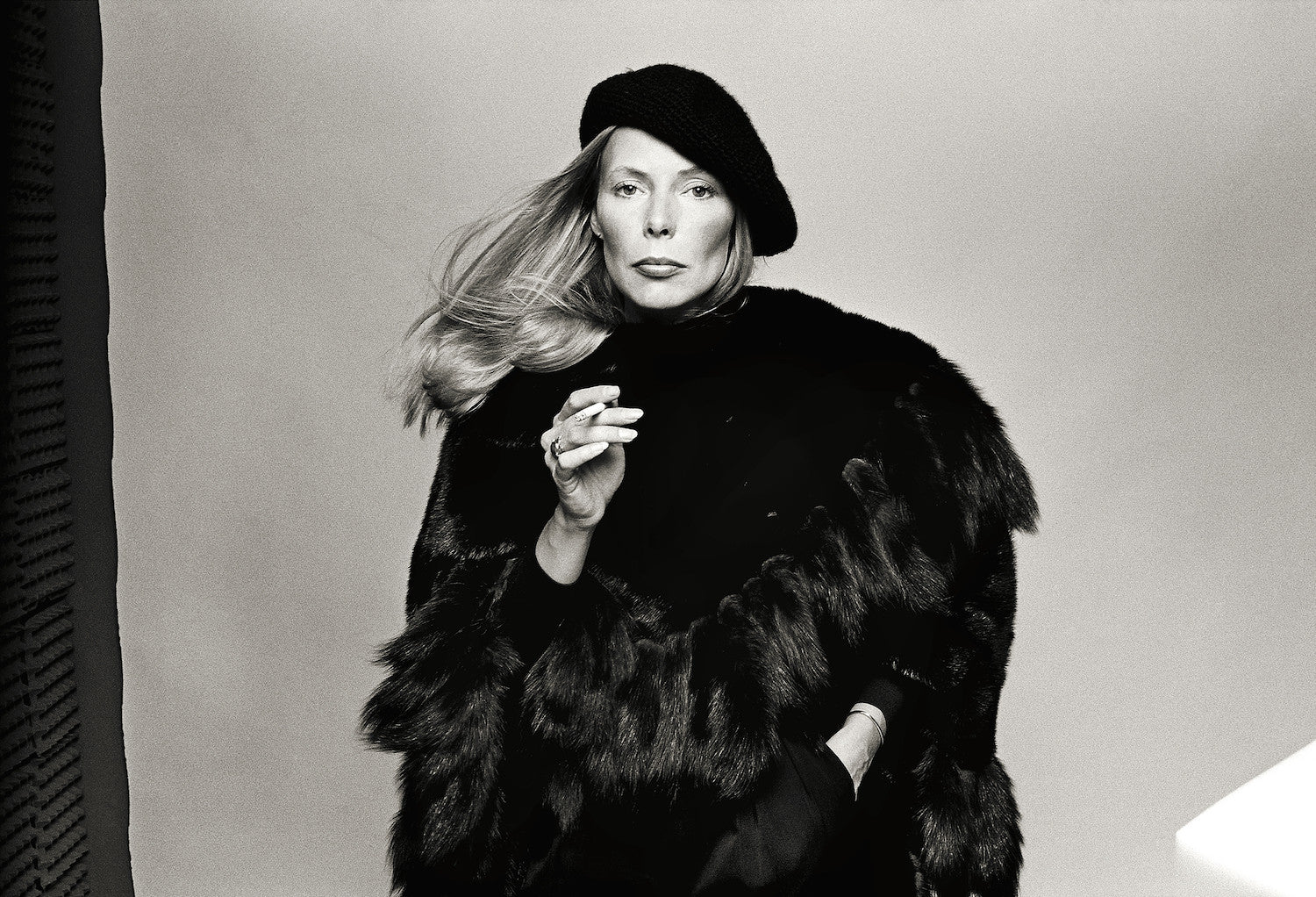 Joni Mitchell, Los Angeles, CA, 1975, "Hejira" album cover