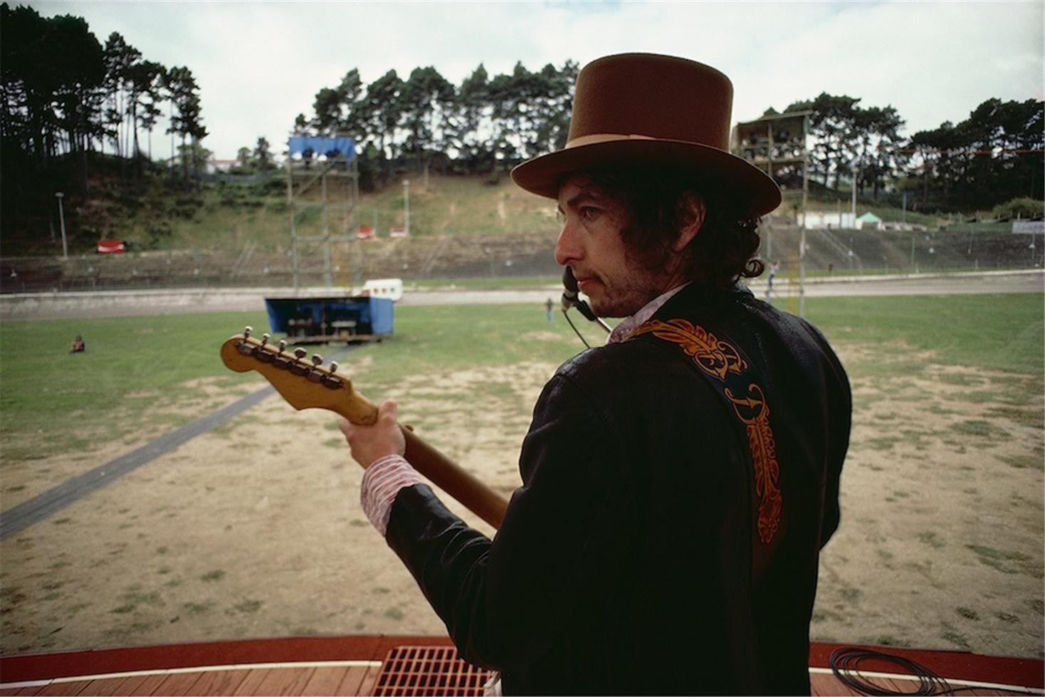 Bob Dylan at soundcheck.
Western Springs, Auckland, New Zealand
March 1978