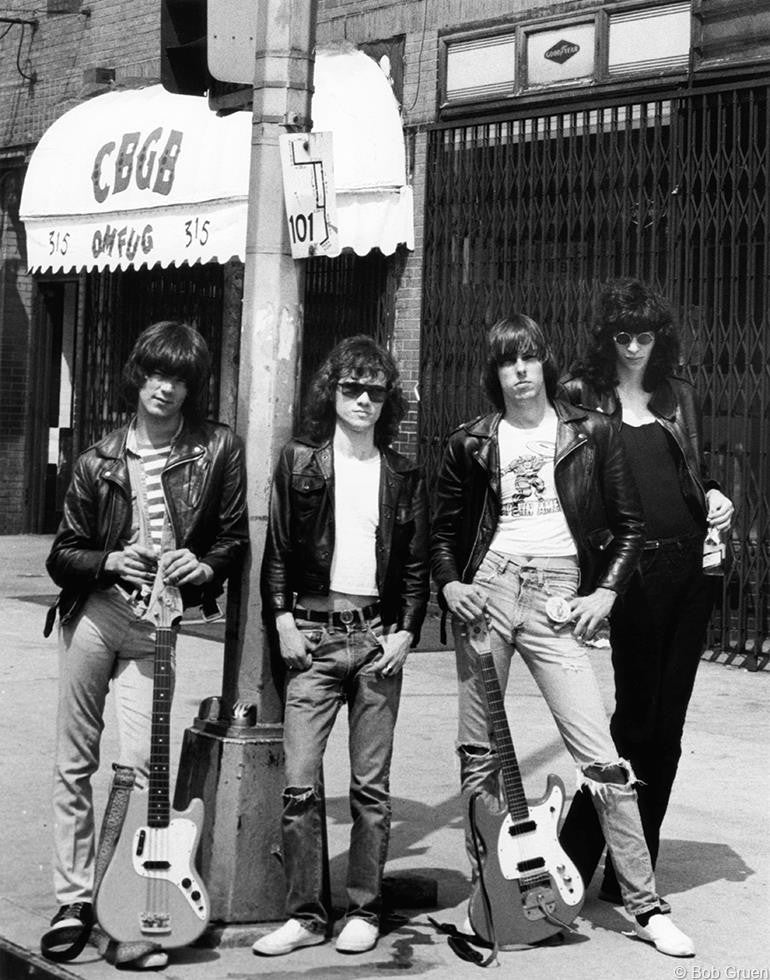 The Ramones, CBGB, NYC, 1975