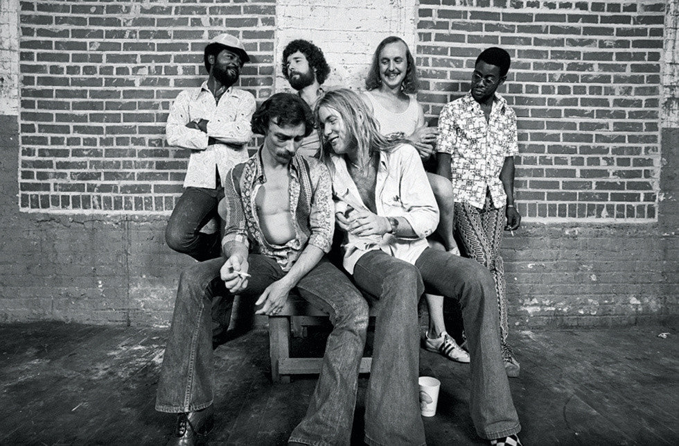 Allman Brothers band in Macon, GA. 1975
