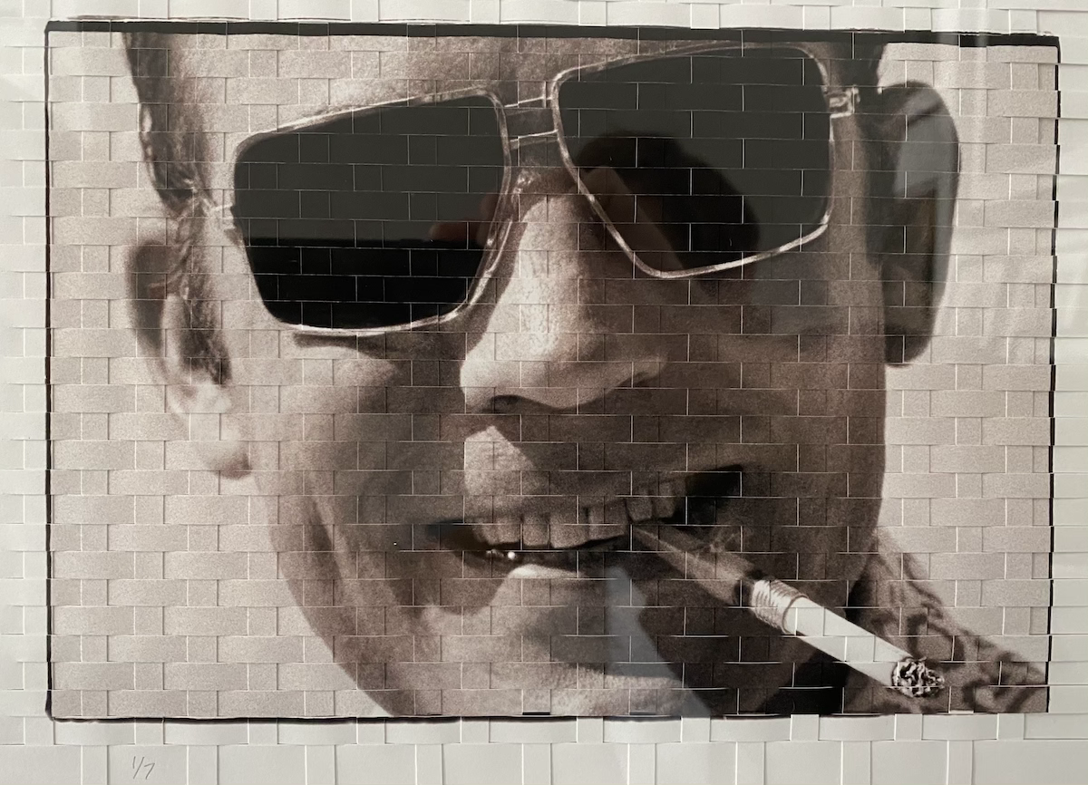 Hunter S. Thompson in Cozumel Mexico, 1974.