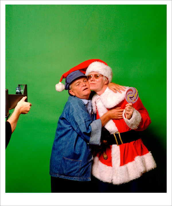 Andy Warhol and Truman Capote. 1979