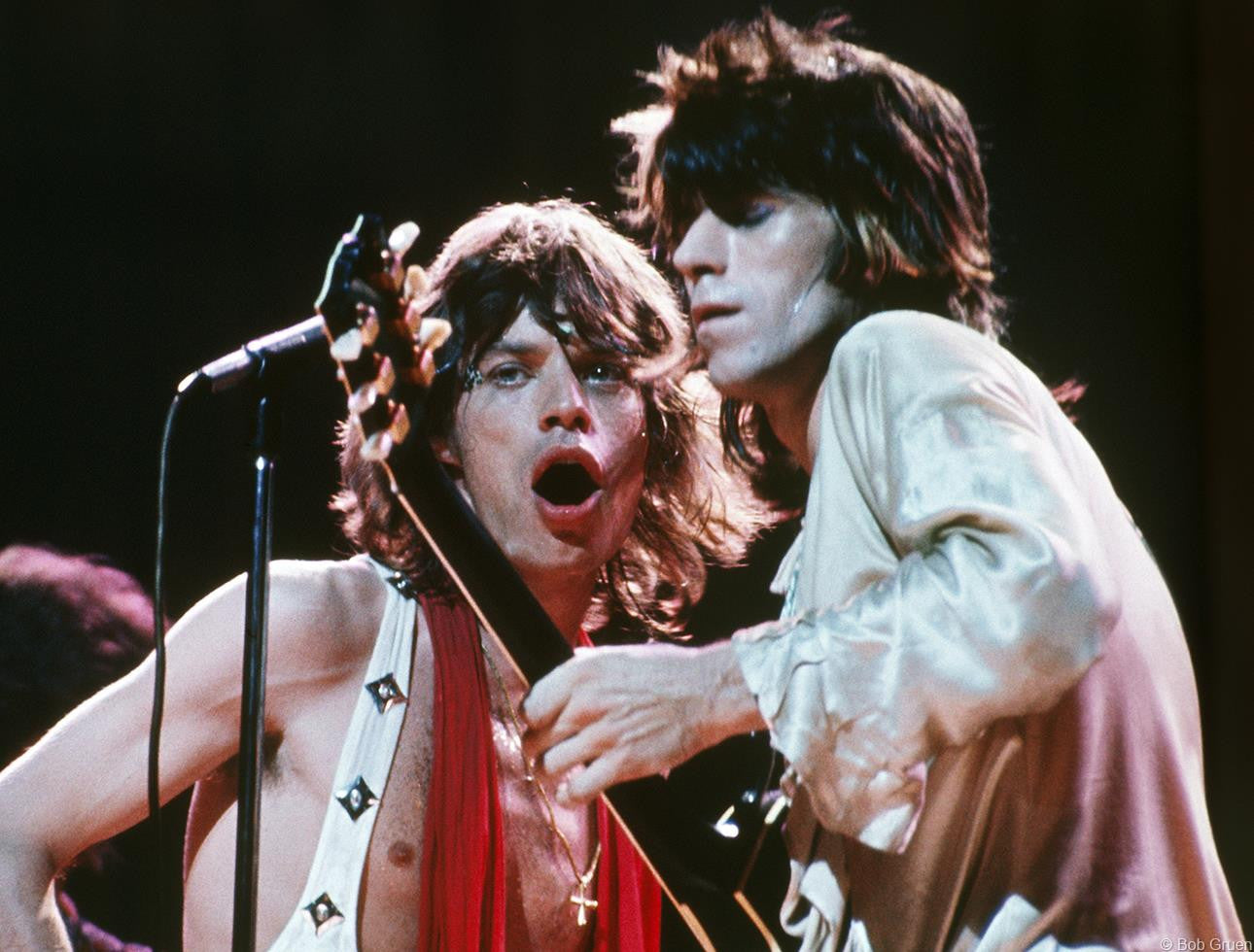 Mick Jagger and Keith Richards, NYC, 1972