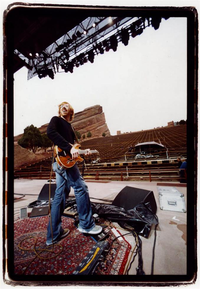 Trey Anastasio rehearsing at Red Rocks. 2005