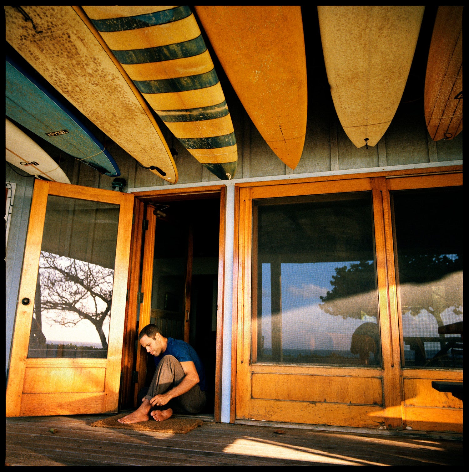 Jack Johnson in Oahu, Hawaii, 2003.