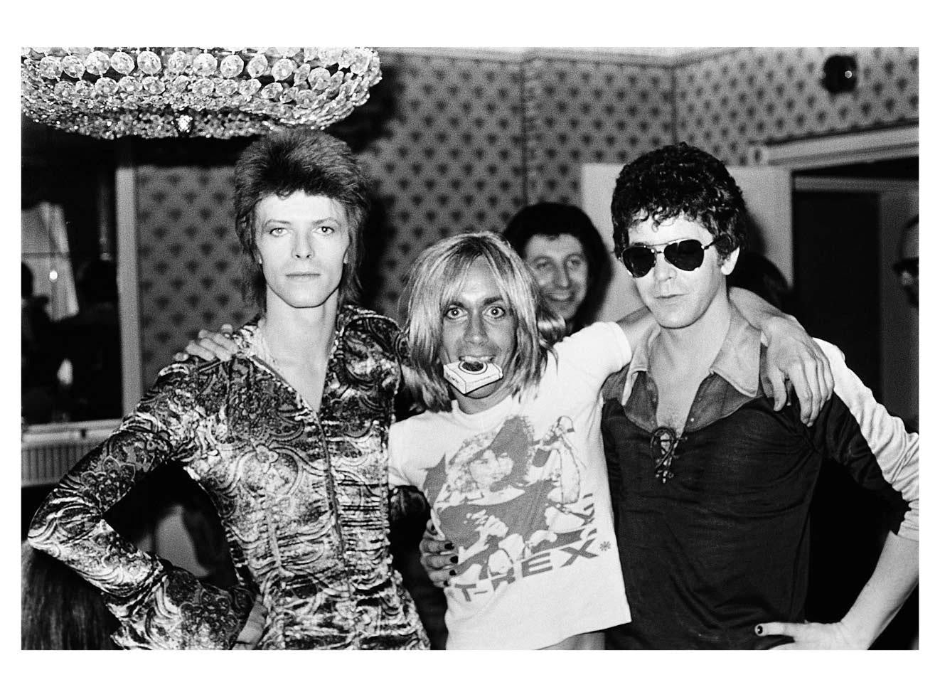 David Bowie, Iggy Pop, Lou Reed,1972
