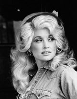 Dolly Parton photographed in New York City. 1976