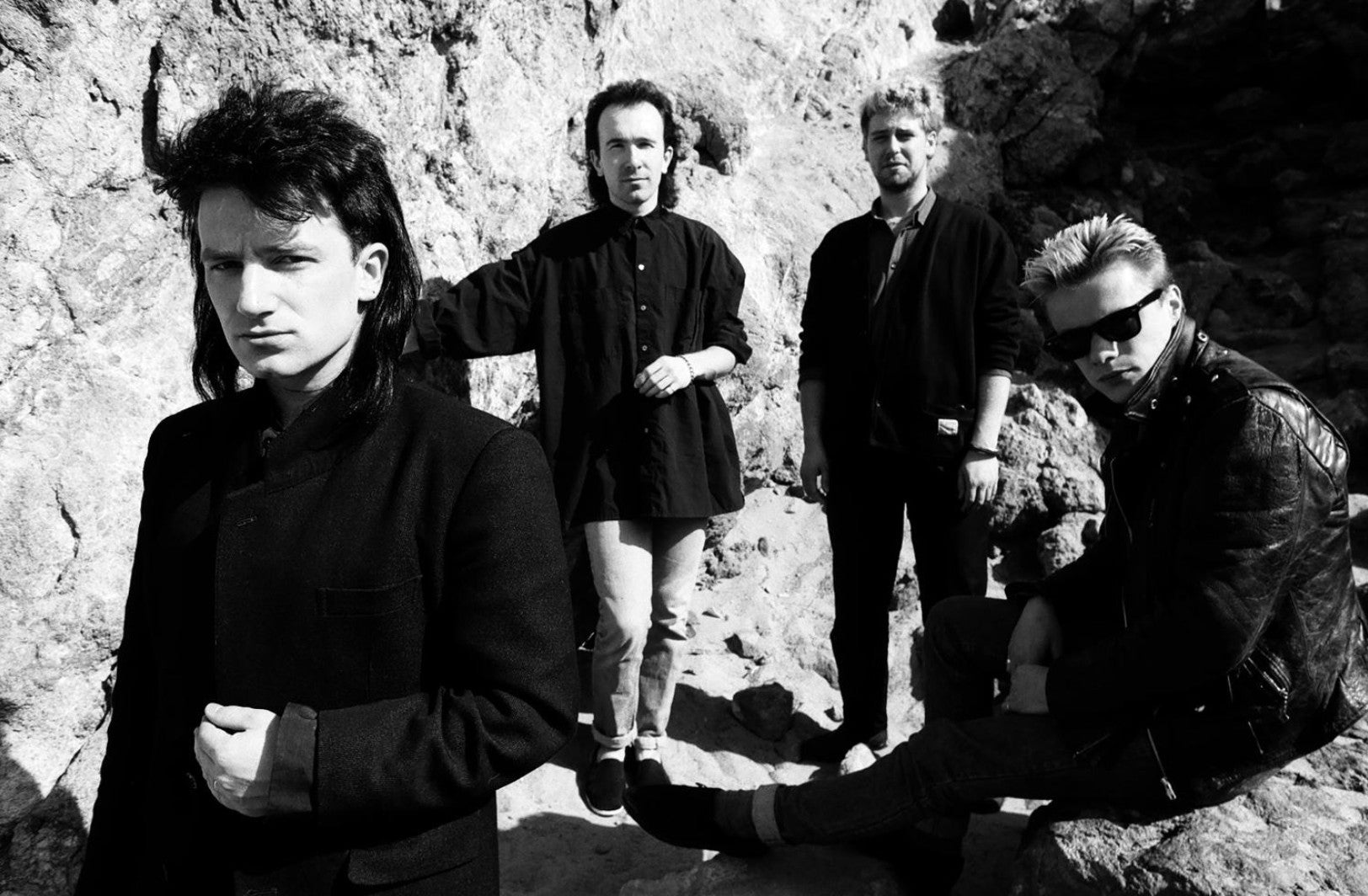 U2, Zuma Beach, CA, 1985