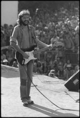 Eric Clapton performs at Stanford Univercity.
Stanford, CA. 1975