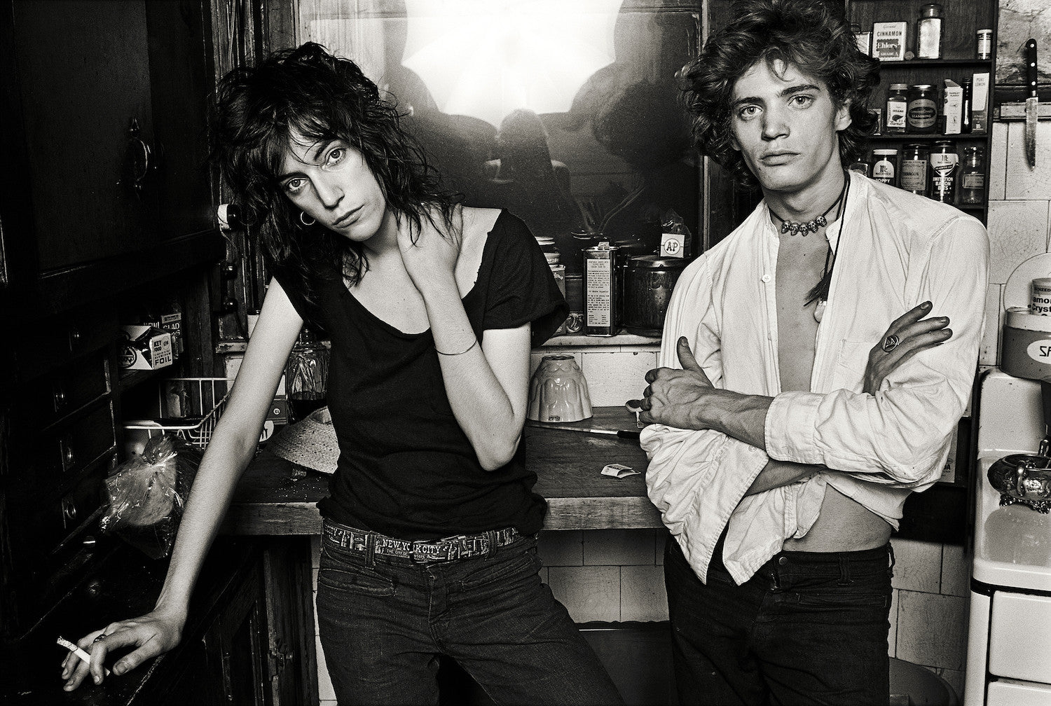 Patti Smith and Robert Mapplethorpe, NYC, 1969