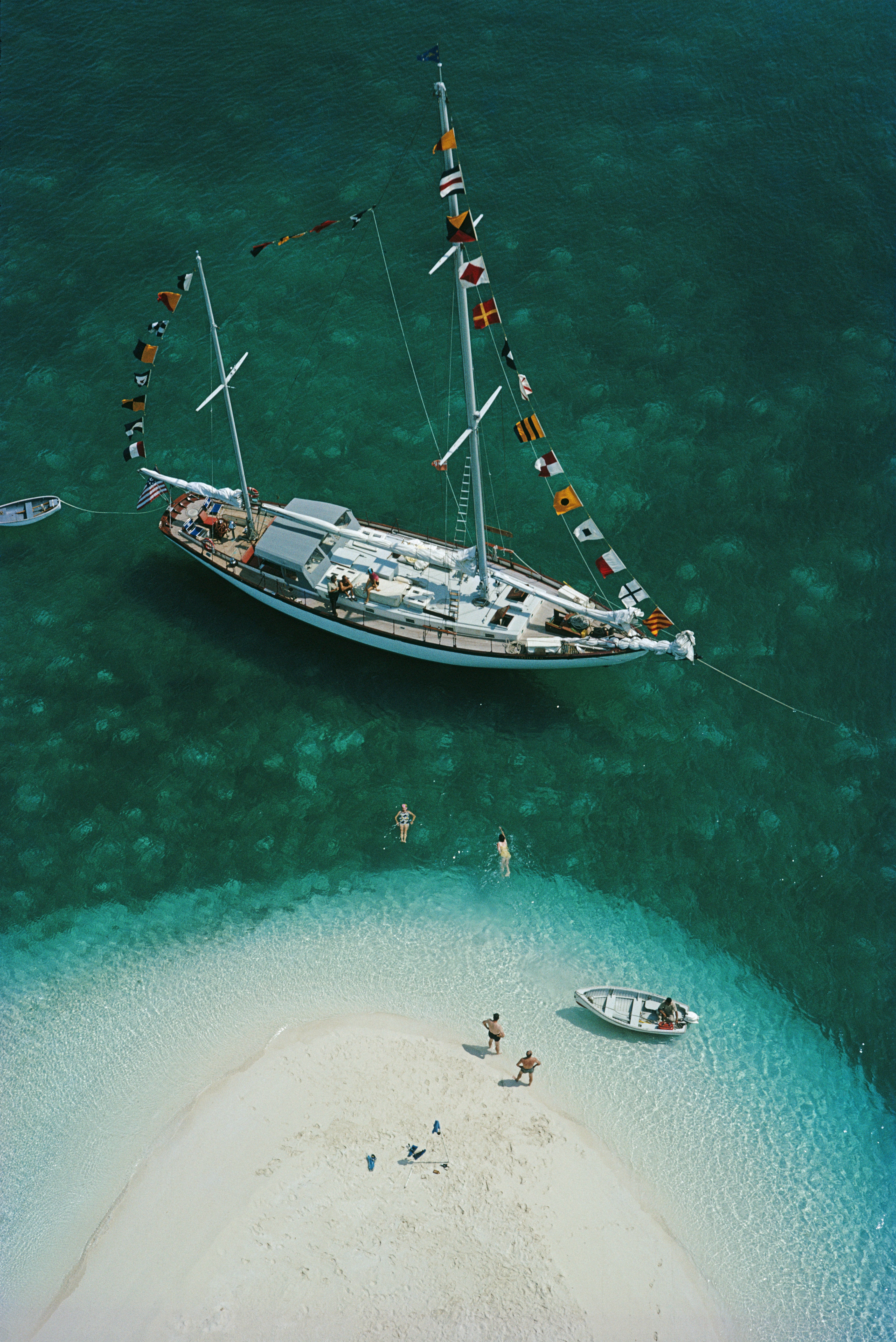 A yachting holiday on Exuma in the Bahamas, April 1964.