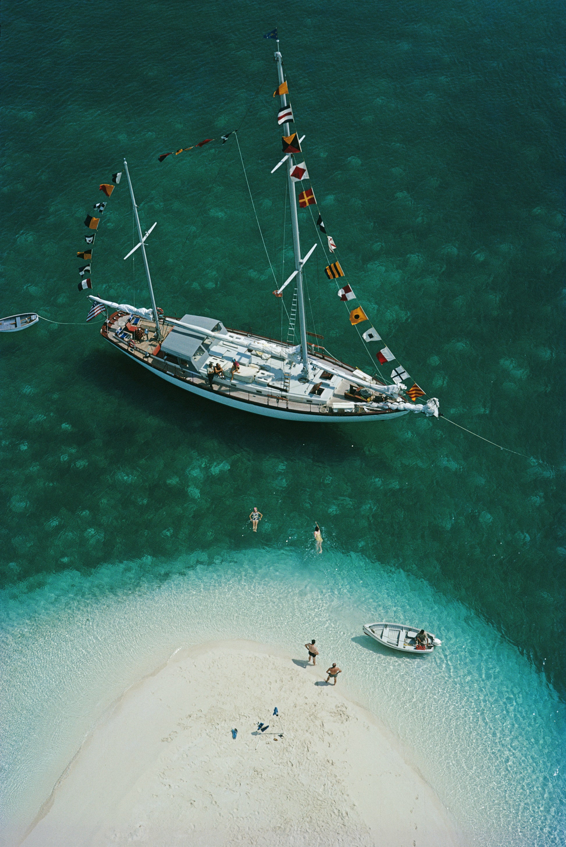 A yachting holiday on Exuma in the Bahamas, April 1964.