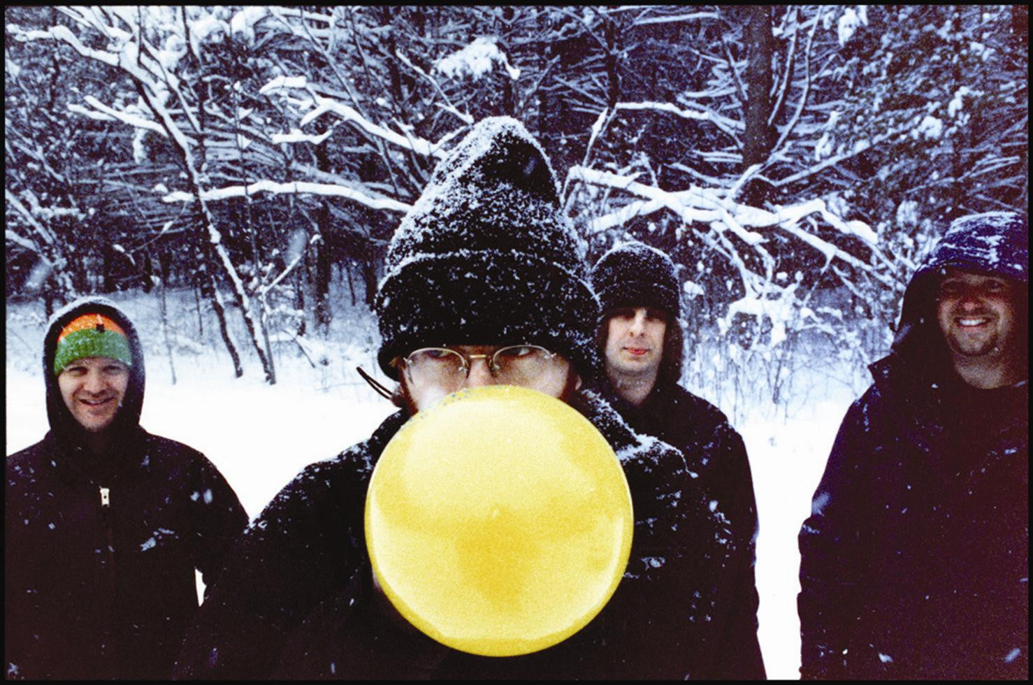 Portrait of the band Phish. Burlington, VT. 2000