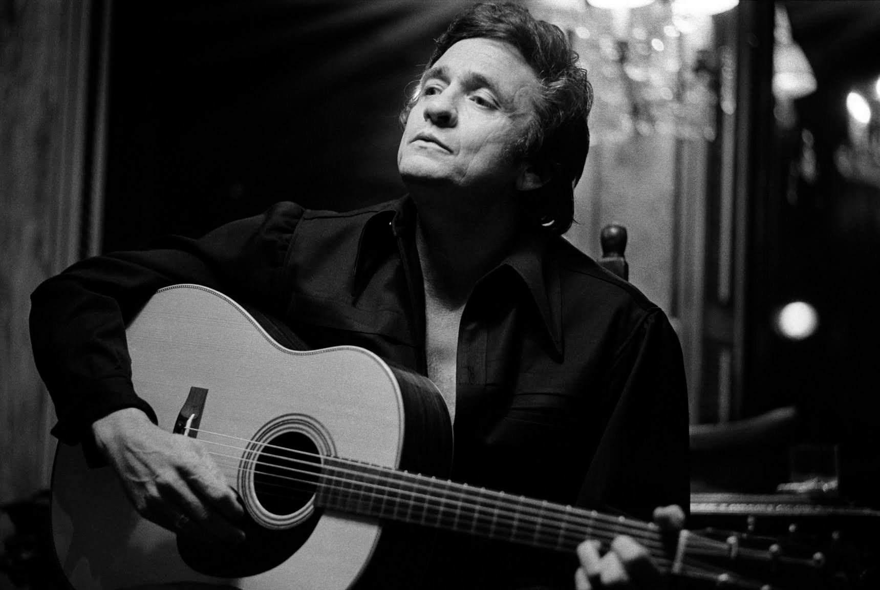 Johnny Cash at home in Hendersonville, TN. 1974