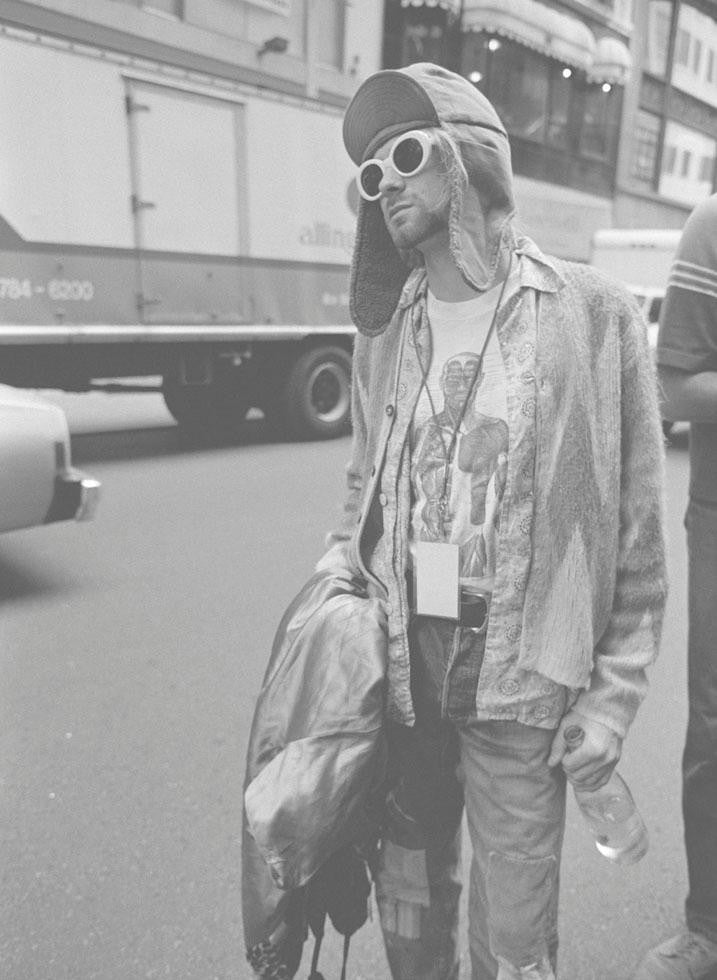 Kurt Cobain in NYC. 1993