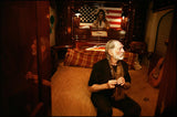 Willie Nelson on tour bus.
