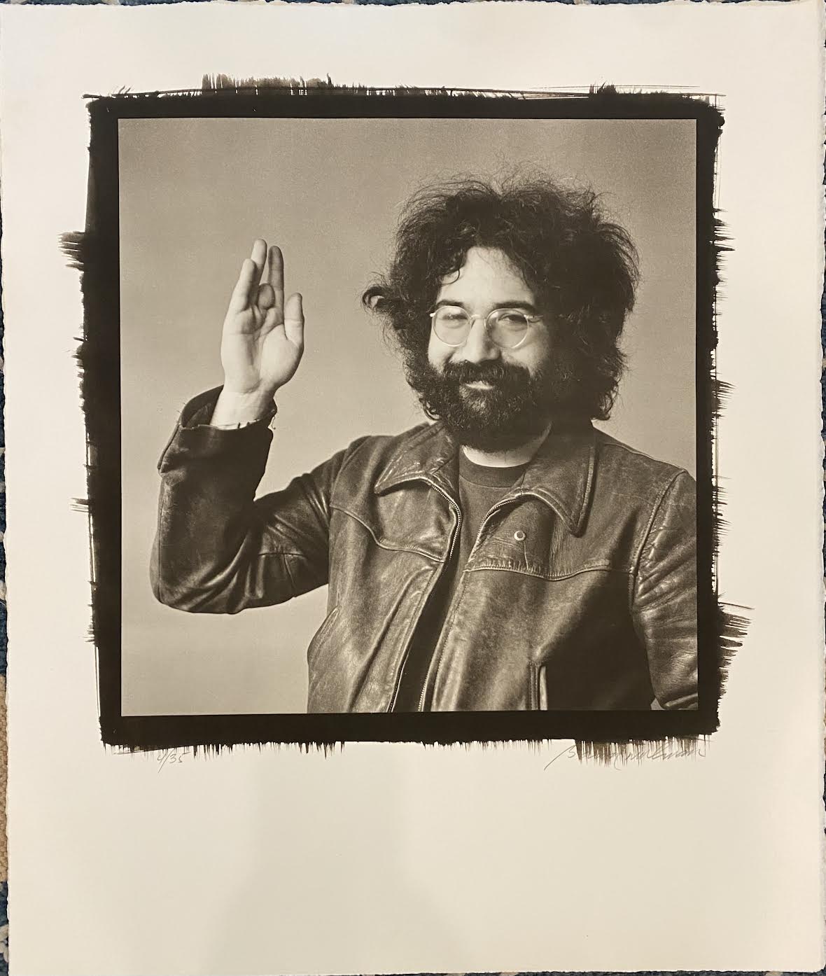Jerry Garcia Platinum Palladium photograph