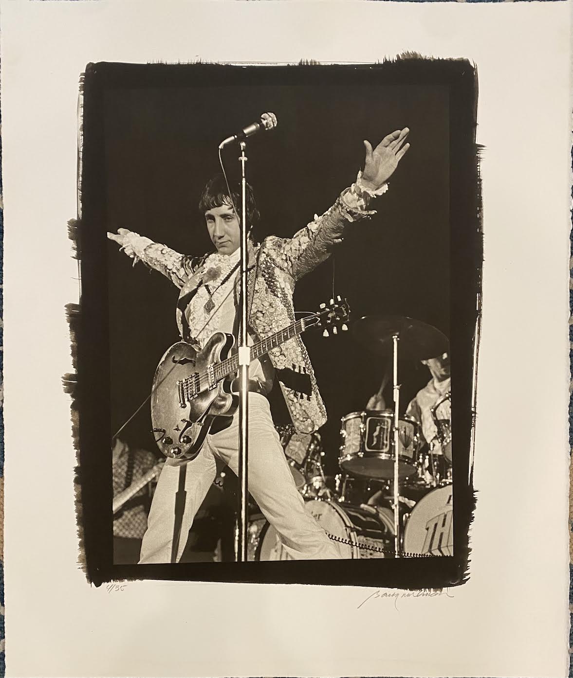 Pete Townshend Platinum Palladium photograph (Copy)