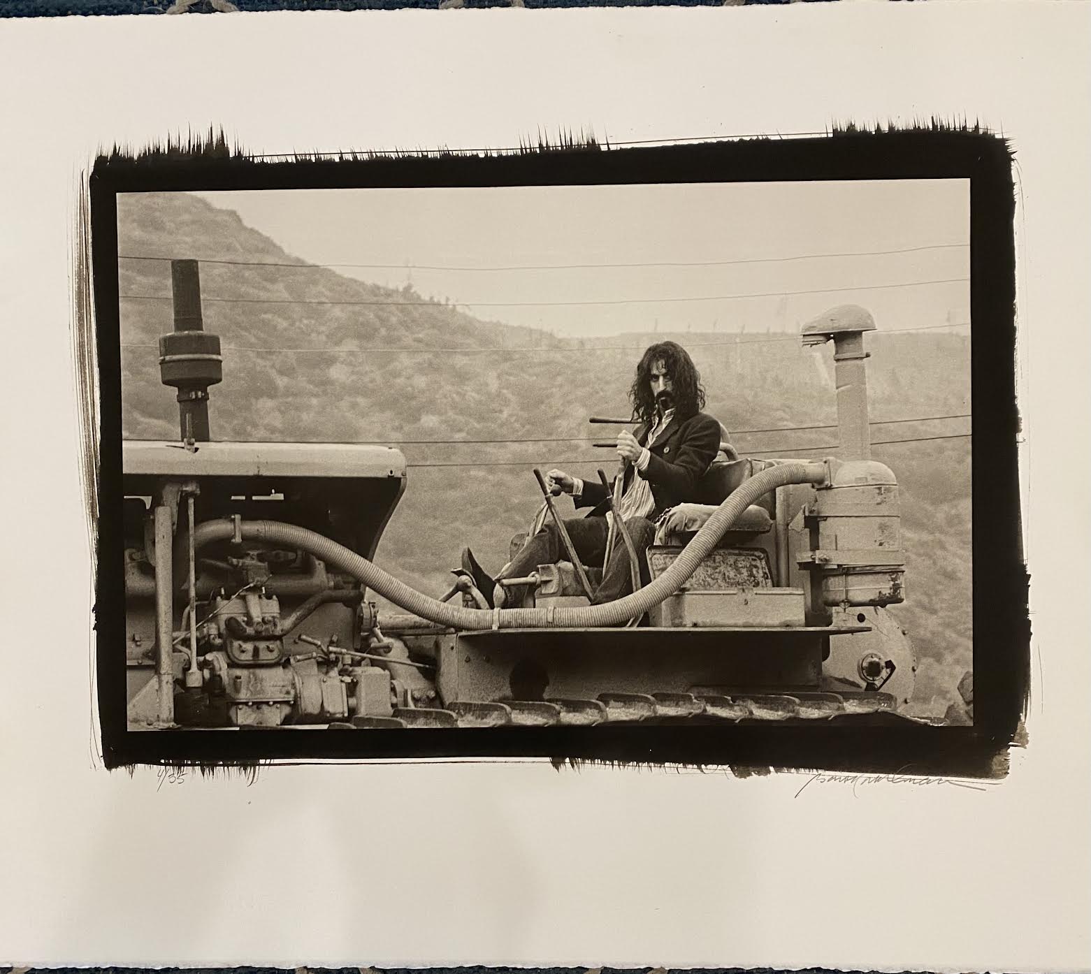 Frank Zappa Platinum Palladium photograph
