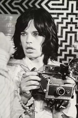 Mick Jagger with camera