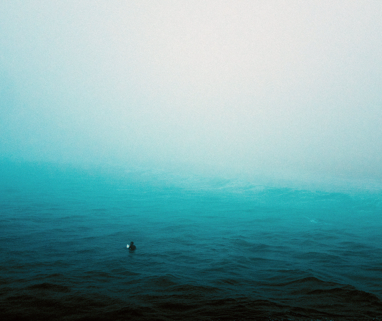 Surfer in Fog