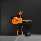 Johnny Cash portrait.