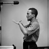 Quincy Jones in Studio.
New York. 1955