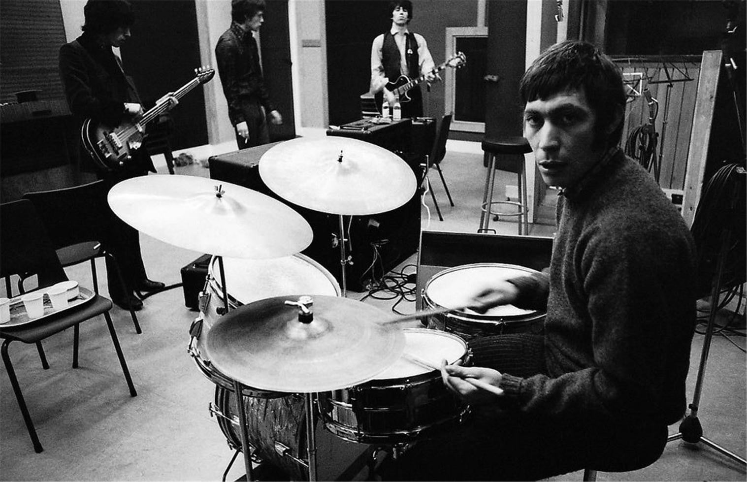 Rolling Stones at Olympic Studios in London.