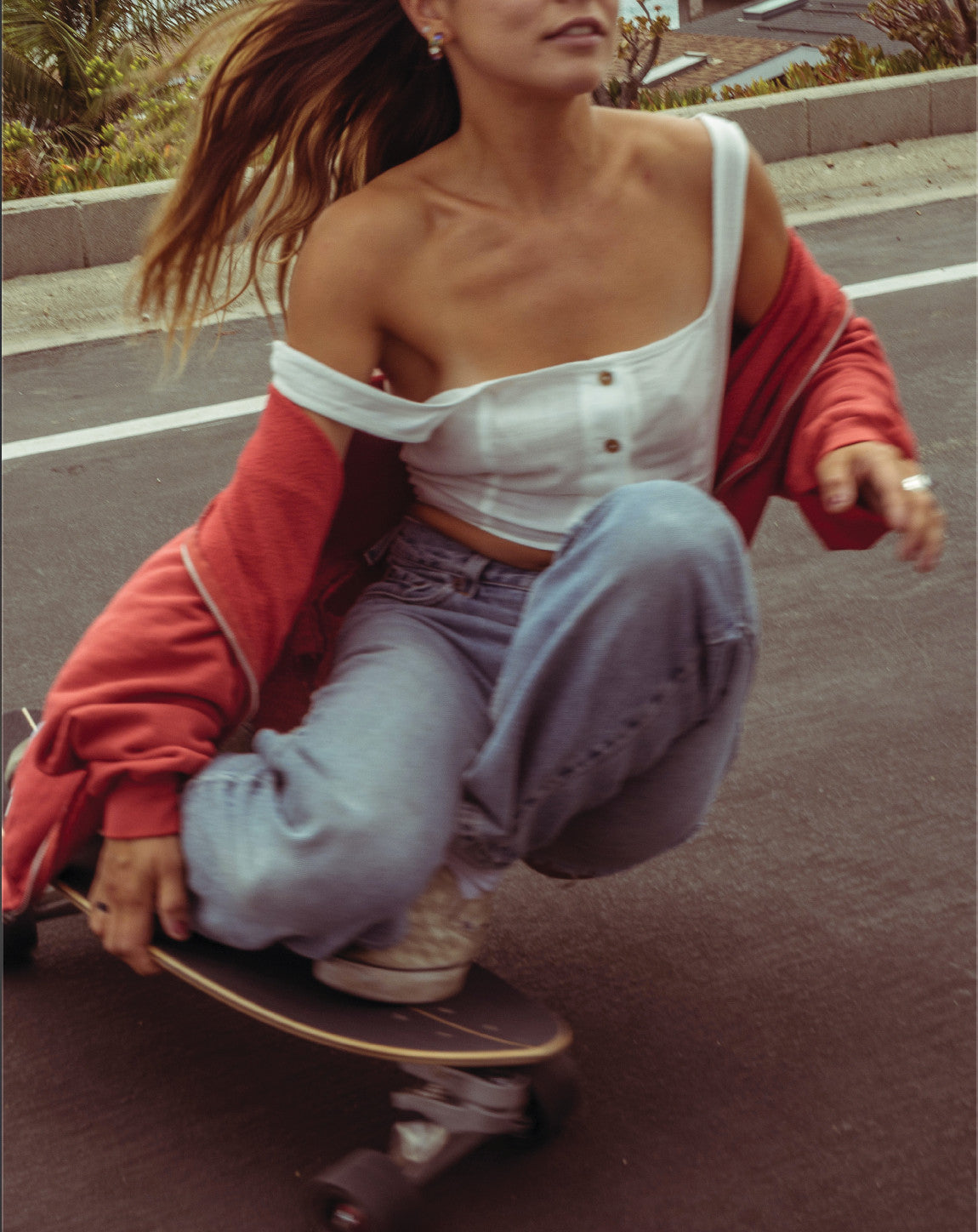 Point Dume Skate Red