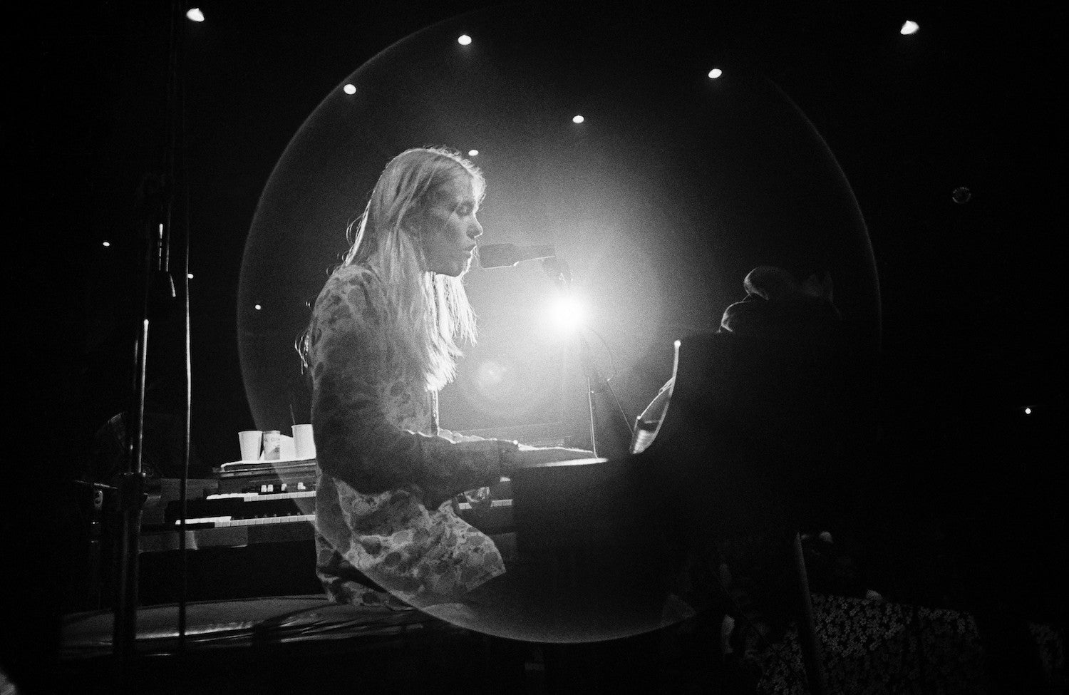 Gregg Allman performing on stage Winterland, San Francisco March 3-4, 1972
Eat A Peach Tour.