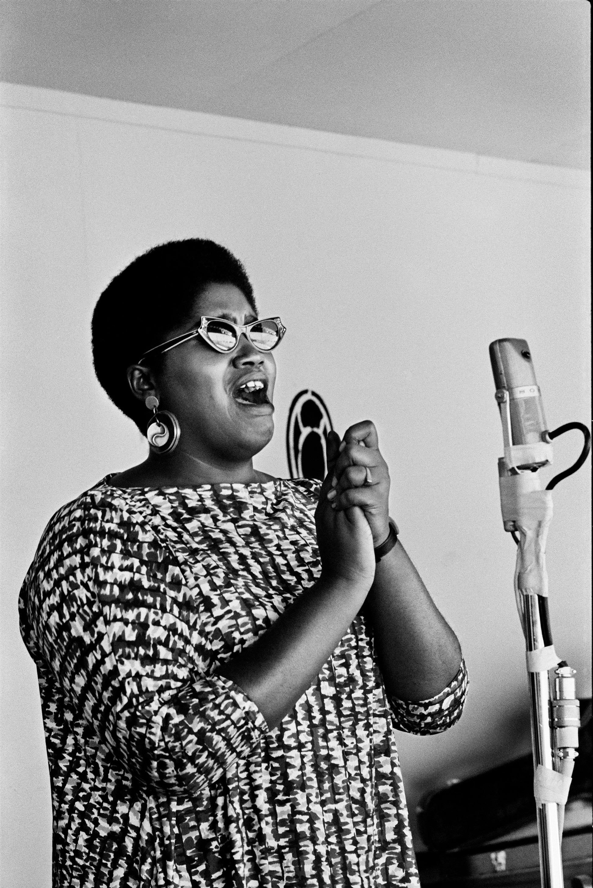 Odetta at Monterey Jazz Festival. 1960