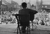 Bob Dylan at Newport Folk Festival. 1963.