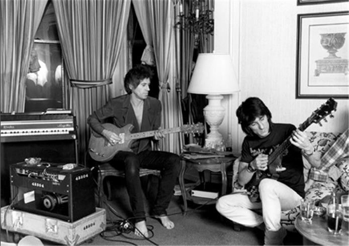 Keith Richards and Ron Wood, Rolling Stones, 1983